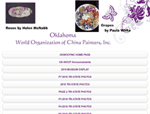 Tablet Screenshot of oklahomaworldorganizationofchinapaintersinc.com